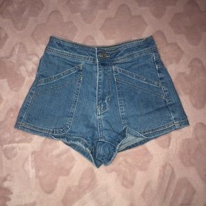 Pacsun Lottie Moss Denim Shorts